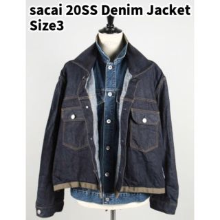 sacai 20SS デニム ジャケット Gジャン 2nd 3rd アウター