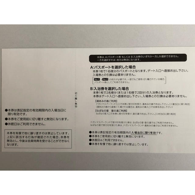 ナガシマスパーランド パスポート券3枚 | tradexautomotive.com