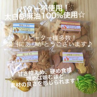 ご自宅用☆お試しください☆ぼりぼりクッキー４袋入り(菓子/デザート)