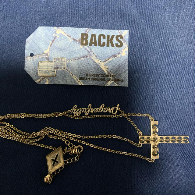 BACKS(バックス)の✴︎クロスネックレス　BACKS ✴︎ メンズのアクセサリー(ネックレス)の商品写真