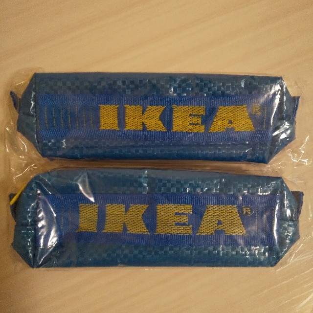 IKEA(イケア)の＊IKEA ペンケース ２個セット＊ インテリア/住まい/日用品の文房具(ペンケース/筆箱)の商品写真