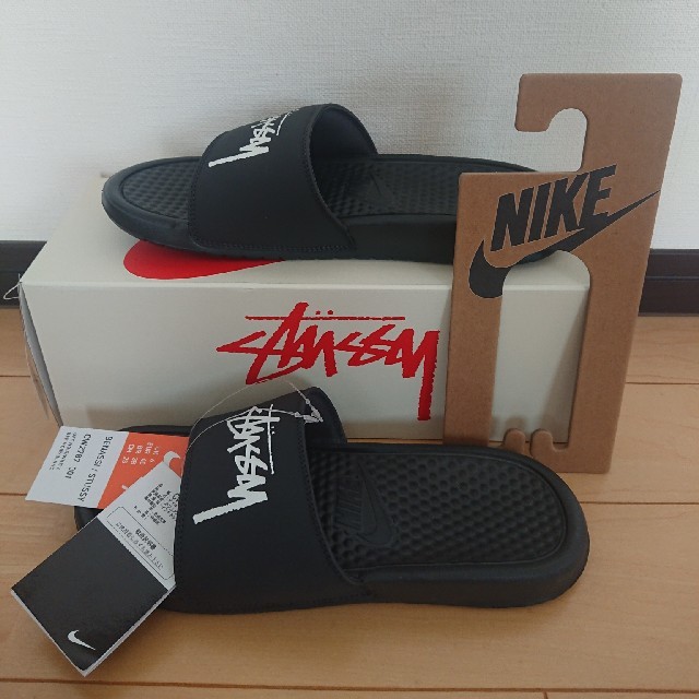 STUSSY(ステューシー)のStussy / Nike Slide Sandals 25.0cm 黒 メンズの靴/シューズ(サンダル)の商品写真