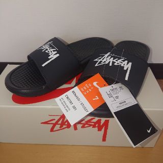 ステューシー(STUSSY)のStussy / Nike Slide Sandals 25.0cm 黒(サンダル)