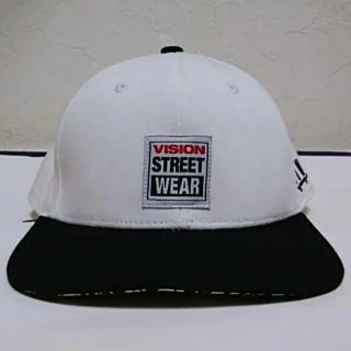 ロンハーマン(Ron Herman)のＶＩＳＩＯＮＳＴＲＥＥＴＷＥＡＲ白黒バイカラースナップバックキャップフリー新品(キャップ)