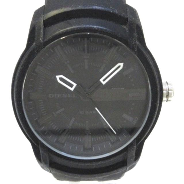 ディーゼル 腕時計美品  DZ-1830 メンズ 黒