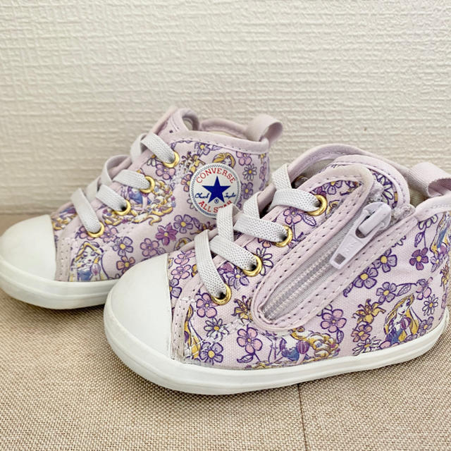 CONVERSE(コンバース)のコンバース　キッズスニーカー　ラプンツェル キッズ/ベビー/マタニティのベビー靴/シューズ(~14cm)(スニーカー)の商品写真