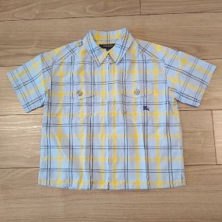 バーバリー(BURBERRY)のBURBERRY バーバリー チェックシャツ 110 半袖(Tシャツ/カットソー)