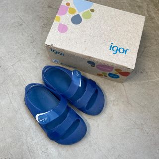 コドモビームス(こどもビームス)のigor サンダル　22(13cm)Blue イゴール(サンダル)