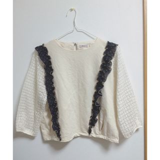 フラワー(flower)のflossy fril top＊(カットソー(長袖/七分))