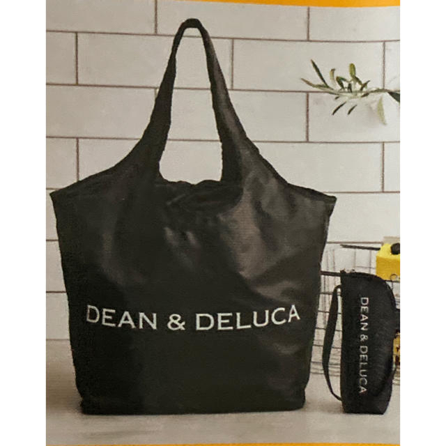 DEAN & DELUCA(ディーンアンドデルーカ)のGLOW8月号付録DEAN&DELUCAレジカゴエコバッグ+保冷ボトルケース レディースのバッグ(エコバッグ)の商品写真