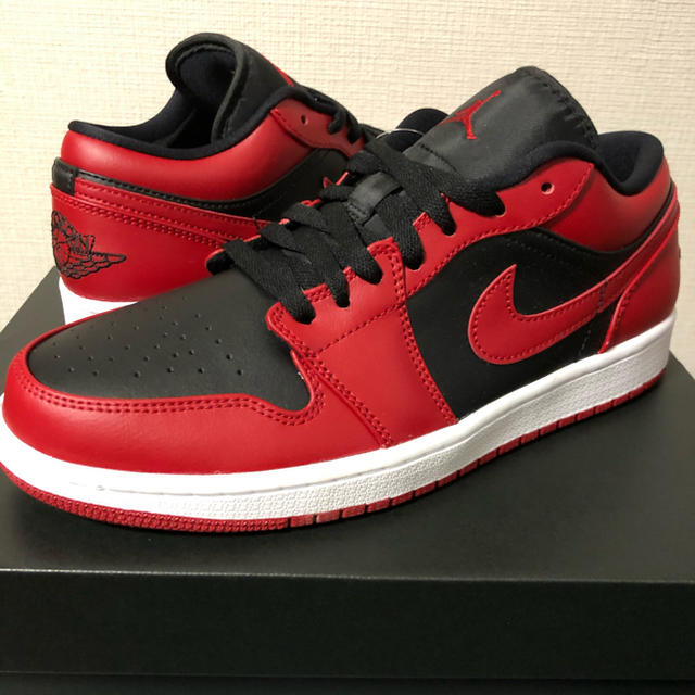 AIR JORDAN 1 LOW VARSITY RED BLACK 27cm