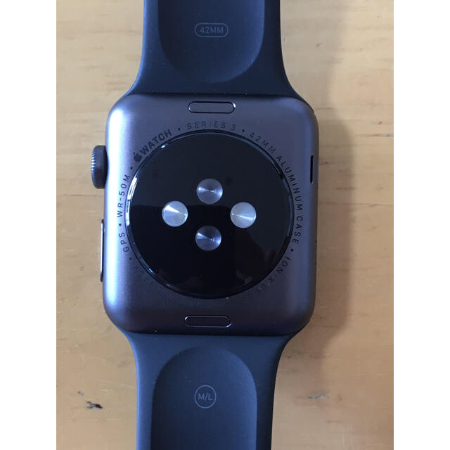 Apple Watch(アップルウォッチ)のApple Watch Series 3 GPSモデル 42mm メンズの時計(腕時計(デジタル))の商品写真