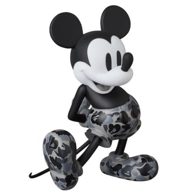 MEDICOM TOY(メディコムトイ)のVCD BAPE(R) MICKEY MOUSE MONOTONE Ver. エンタメ/ホビーのフィギュア(その他)の商品写真