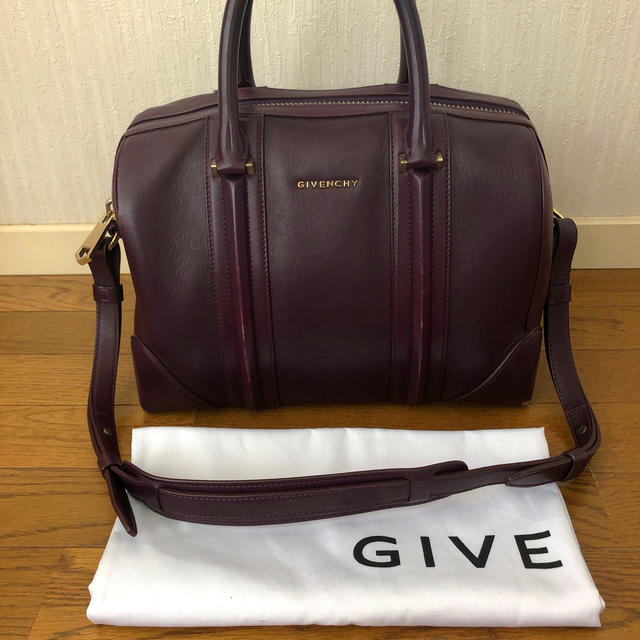 GIVENCHY - GIVENCHY ルクレツィア2wayバッグ ダークパープル 正規品