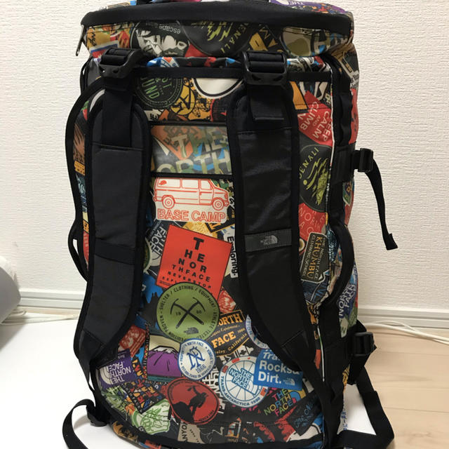 ノースフェイス BC Duffel 希少カラー ステッカープリント。