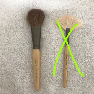 ジェーンアイルデール(jane iredale)のチズルパウダーブラシ(ブラシ・チップ)