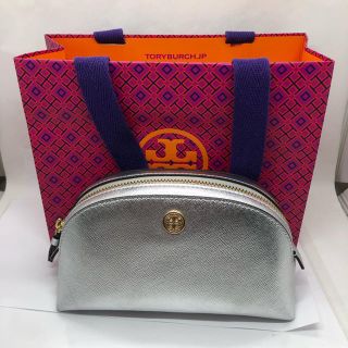 トリーバーチ(Tory Burch)のトリーバーチ　シルバー　ポーチ(ポーチ)