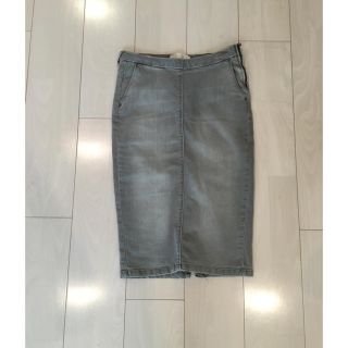 ザラ(ZARA)のZARA デニムタイトスカート(ひざ丈スカート)