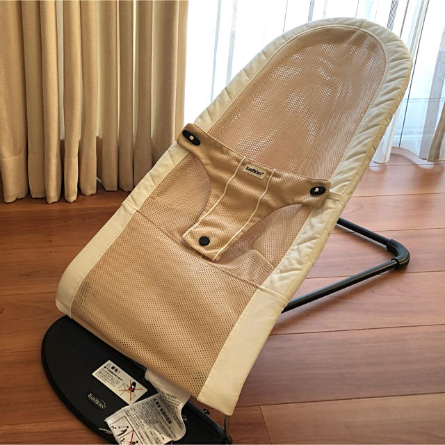 BABYBJORN - ベビービョルン バウンサー 本体 メッシュ ベージュの通販 by まぁ's shop｜ベビービョルンならラクマ