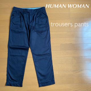 ヒューマンウーマン(HUMAN WOMAN)の夏用/HUMAN WOMAN/トラウザーパンツ/サイズＬ(カジュアルパンツ)