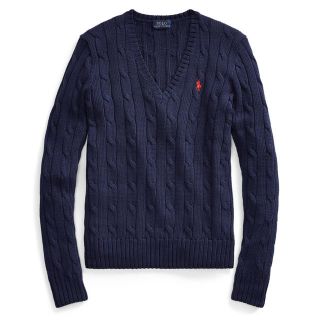 ポロラルフローレン(POLO RALPH LAUREN)の今がチャンスです！ラルフローレン  vネック　ニット(ニット/セーター)