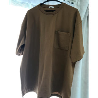ジーユー(GU)のビックT(ブラウン)(Tシャツ/カットソー(半袖/袖なし))