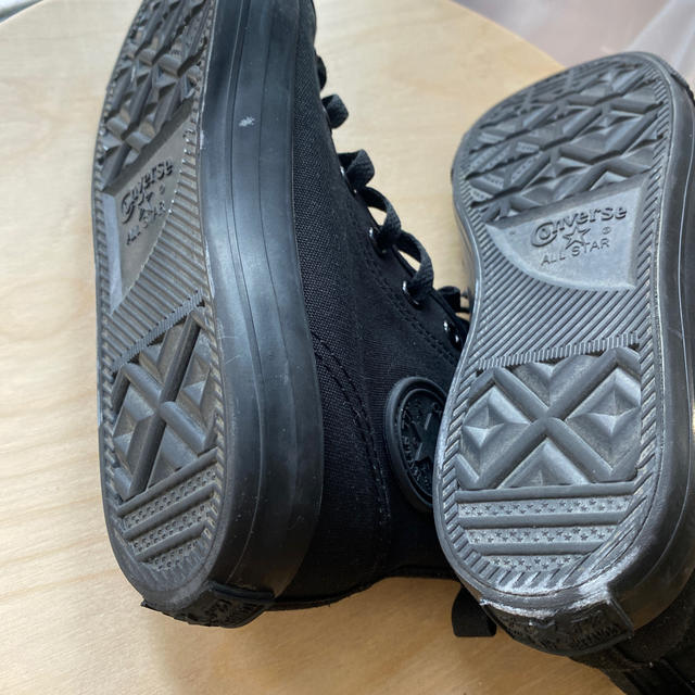 CONVERSE(コンバース)の専用ページ コンバース 21cm ハイカット　ブラック キッズ/ベビー/マタニティのキッズ靴/シューズ(15cm~)(スニーカー)の商品写真