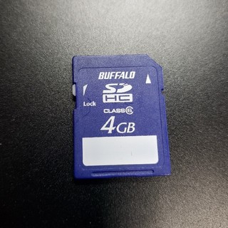 バッファロー(Buffalo)のBuffalo SDHCカード 4GB(その他)