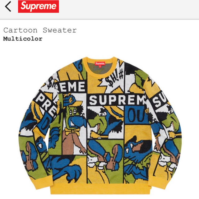 XLサイズ　cartoon sweater