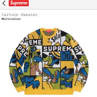 シュプリーム(Supreme)のXLサイズ　cartoon sweater(ニット/セーター)