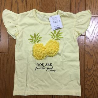 ベベ(BeBe)の新品未使用☆スラップスリップ　パイナップルTシャツ　半袖　(Tシャツ/カットソー)