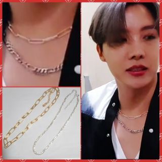 ボウダンショウネンダン(防弾少年団(BTS))の💜BTS J-HOPE ホビちゃん チェーンネックレス ②セット💜VLIVE(ネックレス)