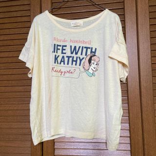 ダブルクローゼット(w closet)の未使用品　w closet t シャツ(Tシャツ(半袖/袖なし))