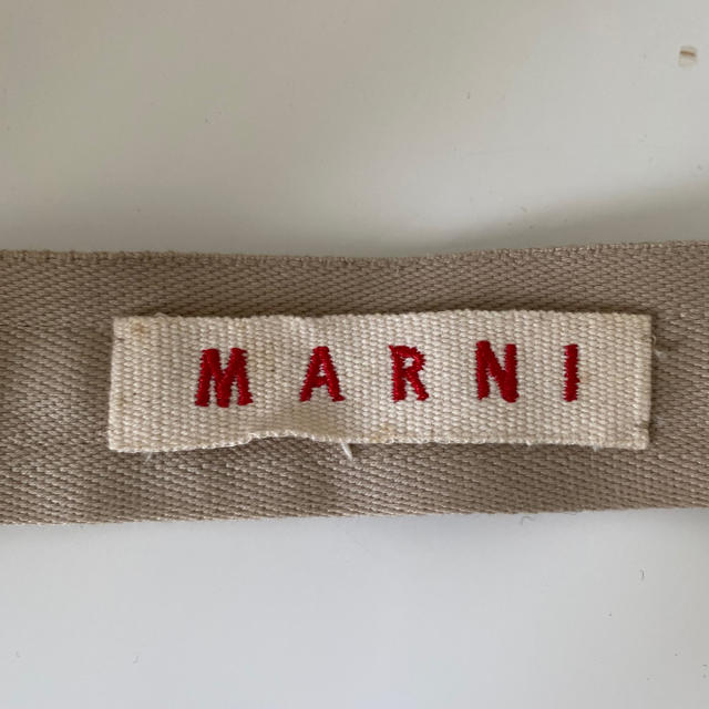 Marni(マルニ)のMARNI マルニ ファブリック ベルト レディースのファッション小物(ベルト)の商品写真