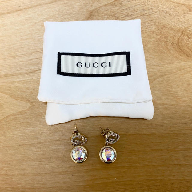 Gucci(グッチ)の正規品◆GUCCI◆ピアス　クリスタル レディースのアクセサリー(ピアス)の商品写真