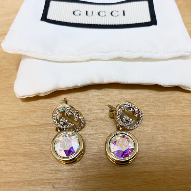 Gucci(グッチ)の正規品◆GUCCI◆ピアス　クリスタル レディースのアクセサリー(ピアス)の商品写真