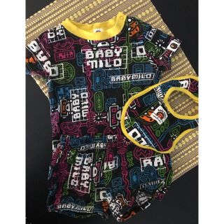 アベイシングエイプ(A BATHING APE)のさや様専用BAPE KIDS 80センチ　3点セット(ロンパース)