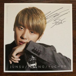 ジェイワイジェイ(JYJ)のJYJ ジュンス ジャケットカード(K-POP/アジア)