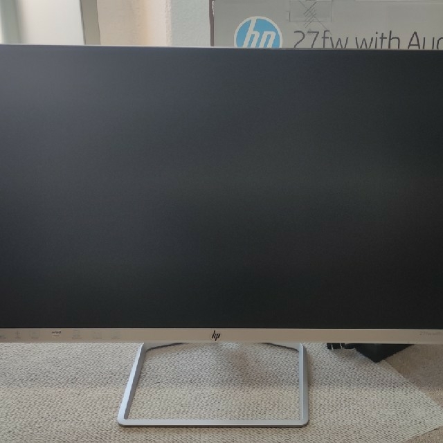 hp pcモニター 27fw with Audio  美品 箱付き