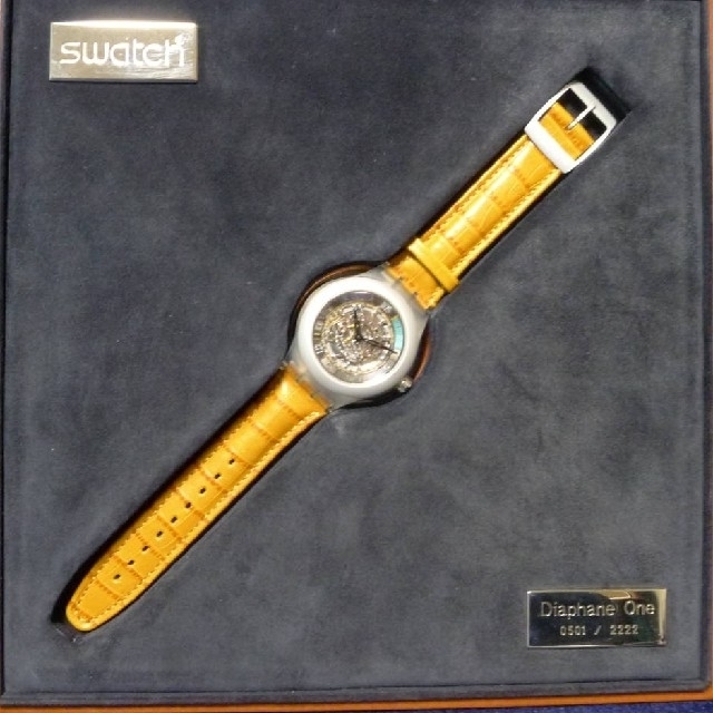 swatch(スウォッチ)のまるさん専用☆展示品未使用Swatchダイアフェーン・ワン　トゥールビヨン メンズの時計(腕時計(アナログ))の商品写真