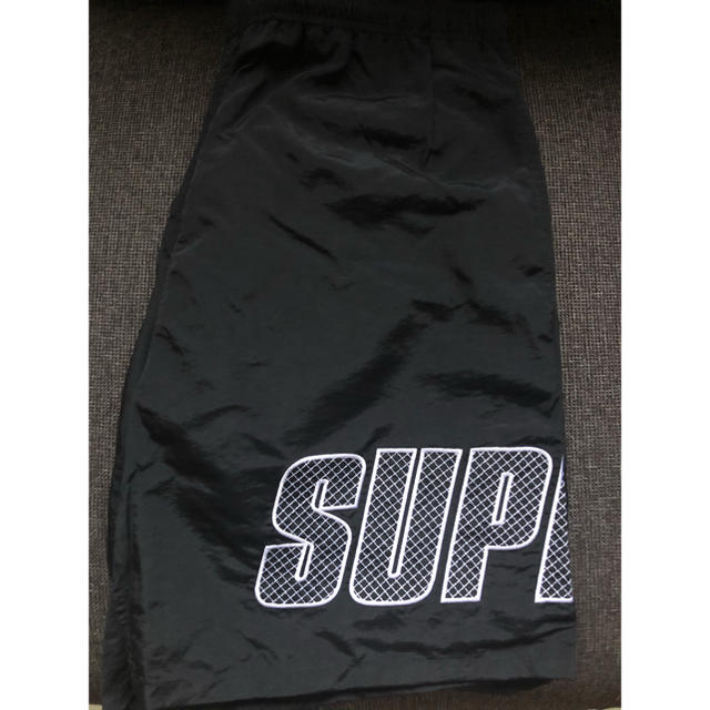 Supreme(シュプリーム)のSupreme logo applique water short 水着　黒 メンズの水着/浴衣(水着)の商品写真