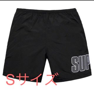 シュプリーム(Supreme)のSupreme logo applique water short 水着　黒(水着)