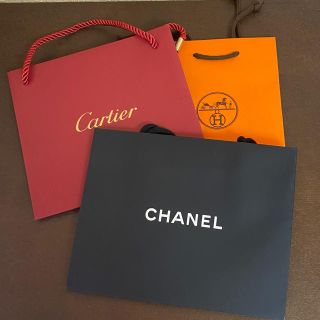 シャネル(CHANEL)の美品☆ブランドショップ袋３枚セット(ショップ袋)