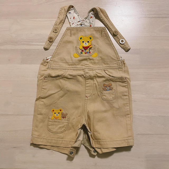 mikihouse(ミキハウス)のMIKIHOUSE オーバーオール 90cm キッズ/ベビー/マタニティのキッズ服男の子用(90cm~)(その他)の商品写真