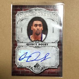 quincy douby auto 10/25(シングルカード)