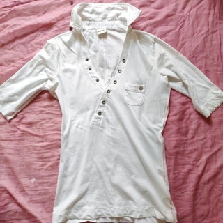 ディーゼル(DIESEL)のDIESEL 襟付きシャツ レディースXS(Tシャツ(半袖/袖なし))