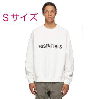 フィアオブゴッド(FEAR OF GOD)のFOG  essentials Crew Neck Sweatshirt S 白(スウェット)