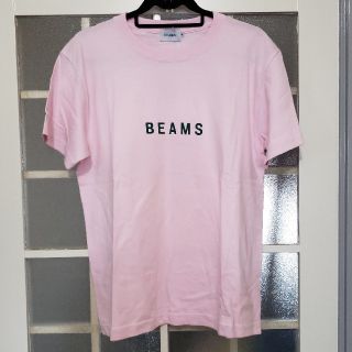 ビームス(BEAMS)のBEAMS　メンズ　ロゴTシャツ　ピンク　Mサイズ　 新品　未使用(Tシャツ/カットソー(半袖/袖なし))