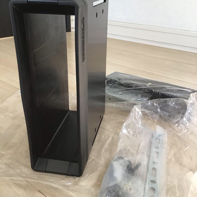 PIONEER - 1DIN カーオーディオ取付ケース ステー付き PIONEER - 1DIN カーオーディオ取付ケース ステー付き