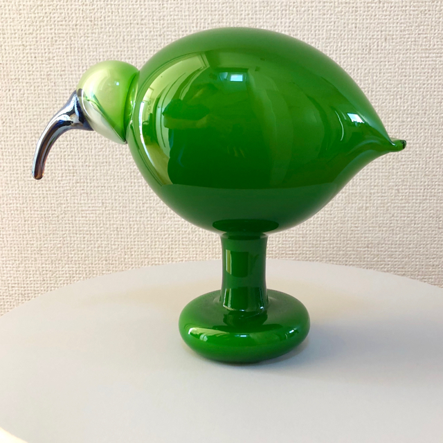 iittala(イッタラ)のイッタラ オイバトイッカ Green Ibis バード 箱付き インテリア/住まい/日用品のインテリア小物(置物)の商品写真